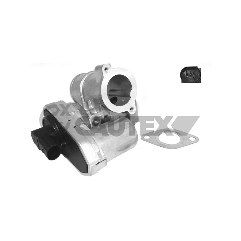 Vanne EGR, commande des gaz d'échappement CAUTEX 757600