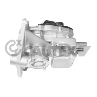 Vanne EGR, commande des gaz d'échappement CAUTEX 757629