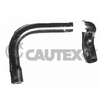 Tuyauterie, vanne EGR CAUTEX 757963
