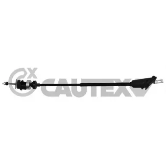 Tirette à câble, commande d'embrayage CAUTEX 760078