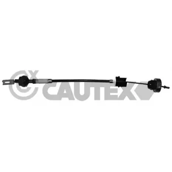 Tirette à câble, commande d'embrayage CAUTEX 760096