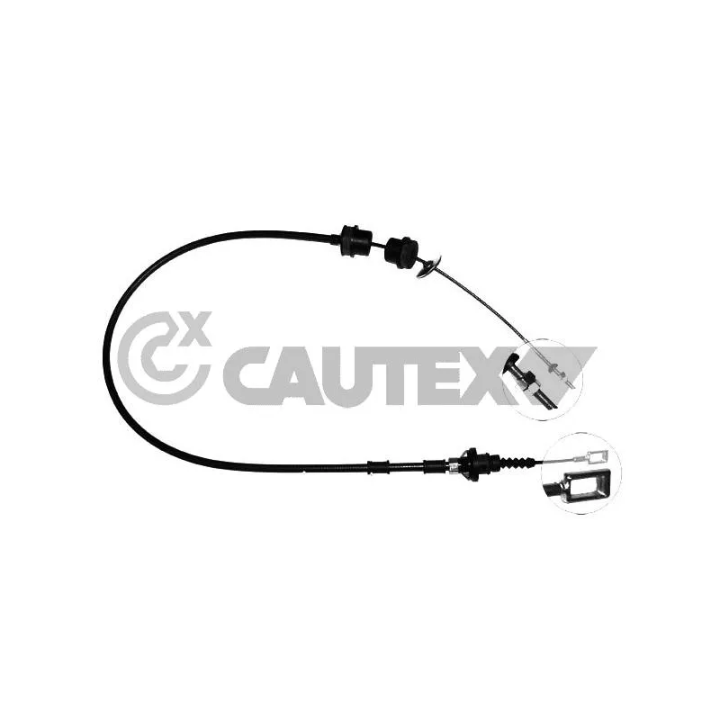 Tirette à câble, commande d'embrayage CAUTEX 760099