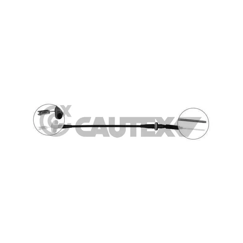 Tirette à câble, commande d'embrayage CAUTEX 760108