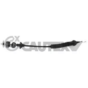 Tirette à câble, commande d'embrayage CAUTEX 760121