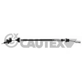 Tirette à câble, commande d'embrayage CAUTEX 760132
