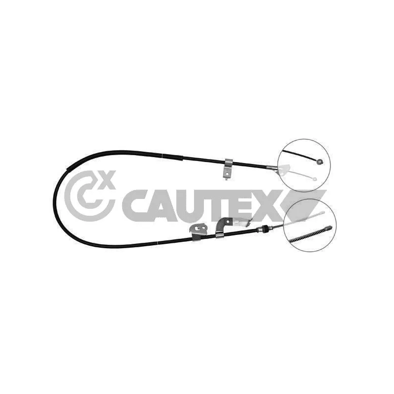Tirette à câble, frein de stationnement CAUTEX 760137