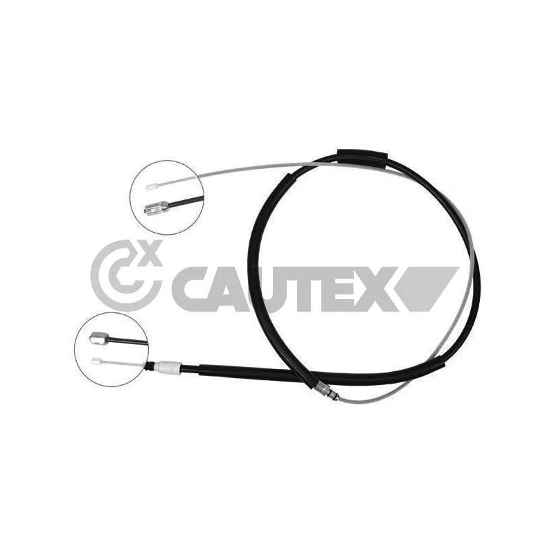 Tirette à câble, frein de stationnement CAUTEX 760150