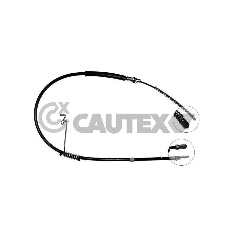Tirette à câble, frein de stationnement CAUTEX 760154