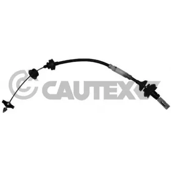 Tirette à câble, commande d'embrayage CAUTEX 760161