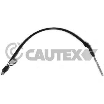 Tirette à câble, commande d'embrayage CAUTEX 760175