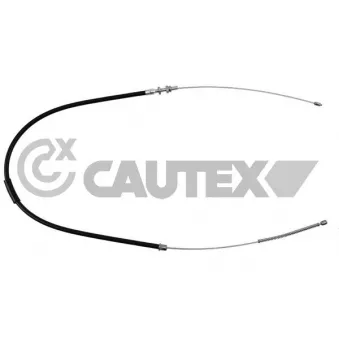 Tirette à câble, frein de stationnement CAUTEX 760569