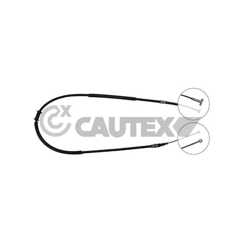 Tirette à câble, frein de stationnement CAUTEX 760972