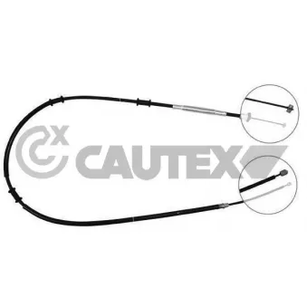Tirette à câble, frein de stationnement CAUTEX 761027