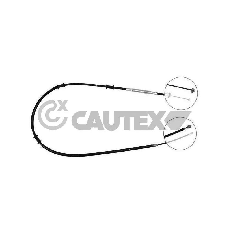 Tirette à câble, frein de stationnement CAUTEX 761027