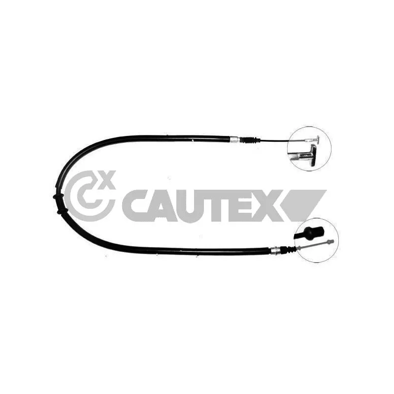 Tirette à câble, frein de stationnement CAUTEX 761035