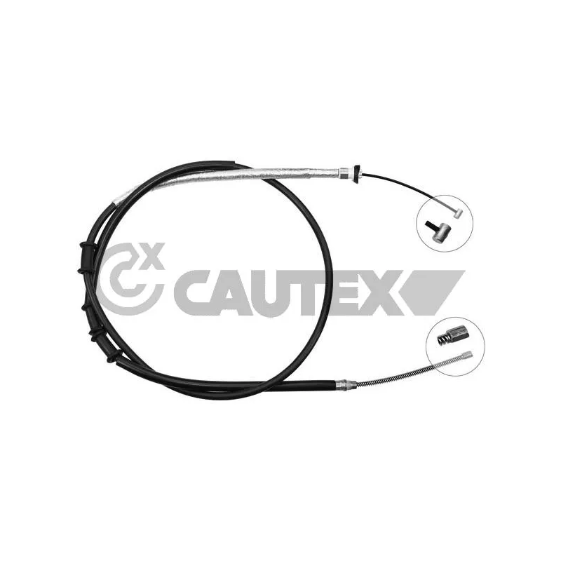 Tirette à câble, frein de stationnement arrière gauche CAUTEX 761055