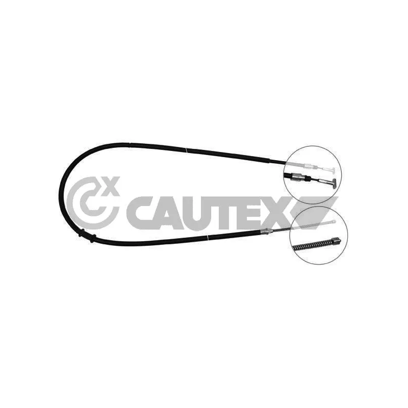 Tirette à câble, frein de stationnement CAUTEX 761077