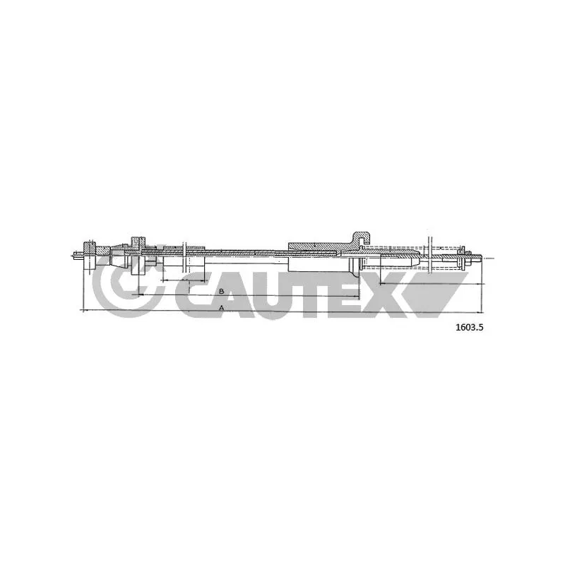 Câble d'accélération CAUTEX 761087
