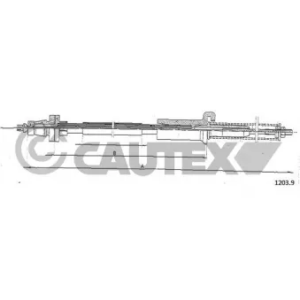 Câble d'accélération CAUTEX