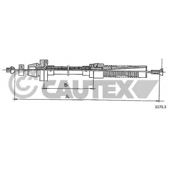 Câble d'accélération CAUTEX