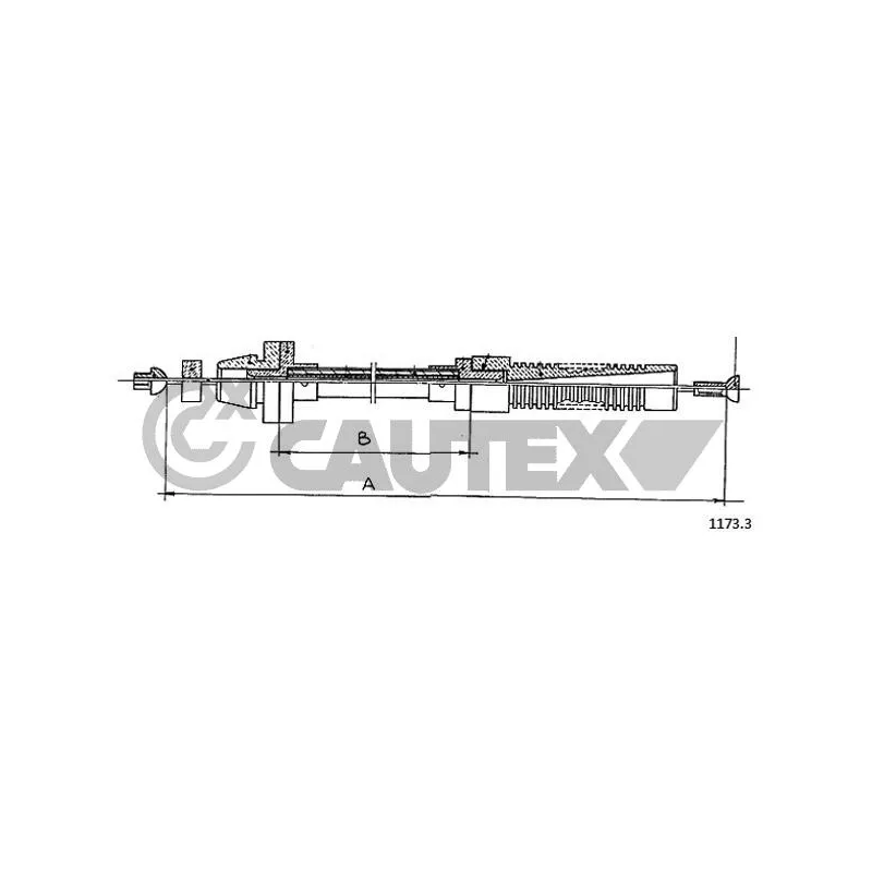 Câble d'accélération CAUTEX 761126