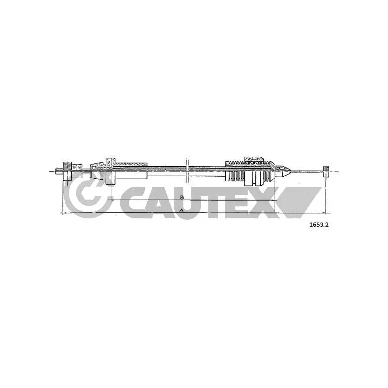 Câble d'accélération CAUTEX 761137