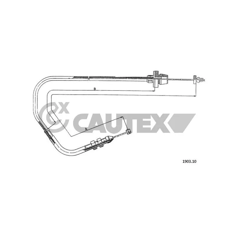 Câble d'accélération CAUTEX 761154