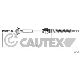 Câble d'accélération CAUTEX 761193