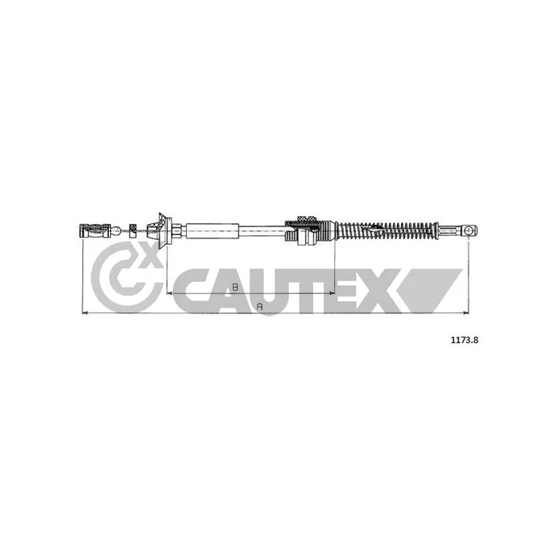 Câble d'accélération CAUTEX 761193