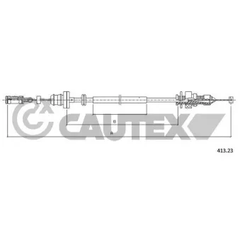 Câble d'accélération CAUTEX 761197