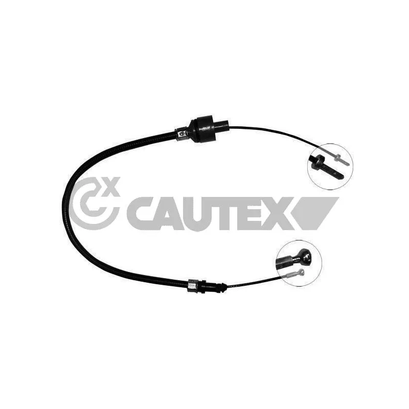 Tirette à câble, commande d'embrayage CAUTEX 761309