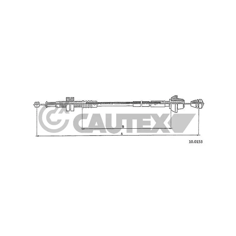Câble d'accélération CAUTEX 761484