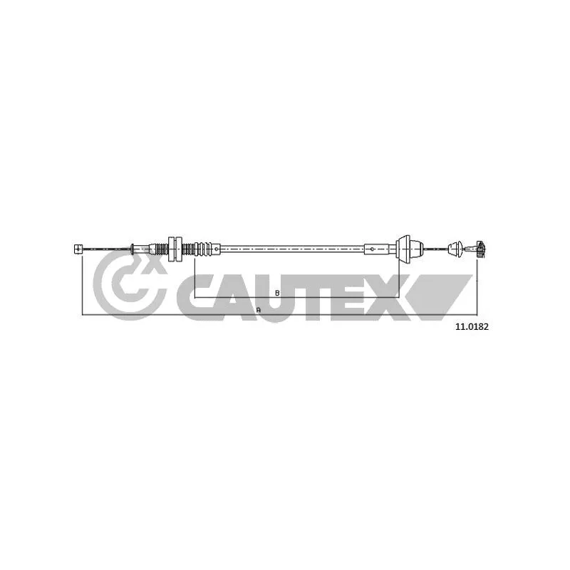 Câble d'accélération CAUTEX 761491