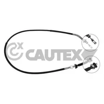 Tirette à câble, commande d'embrayage CAUTEX 761501