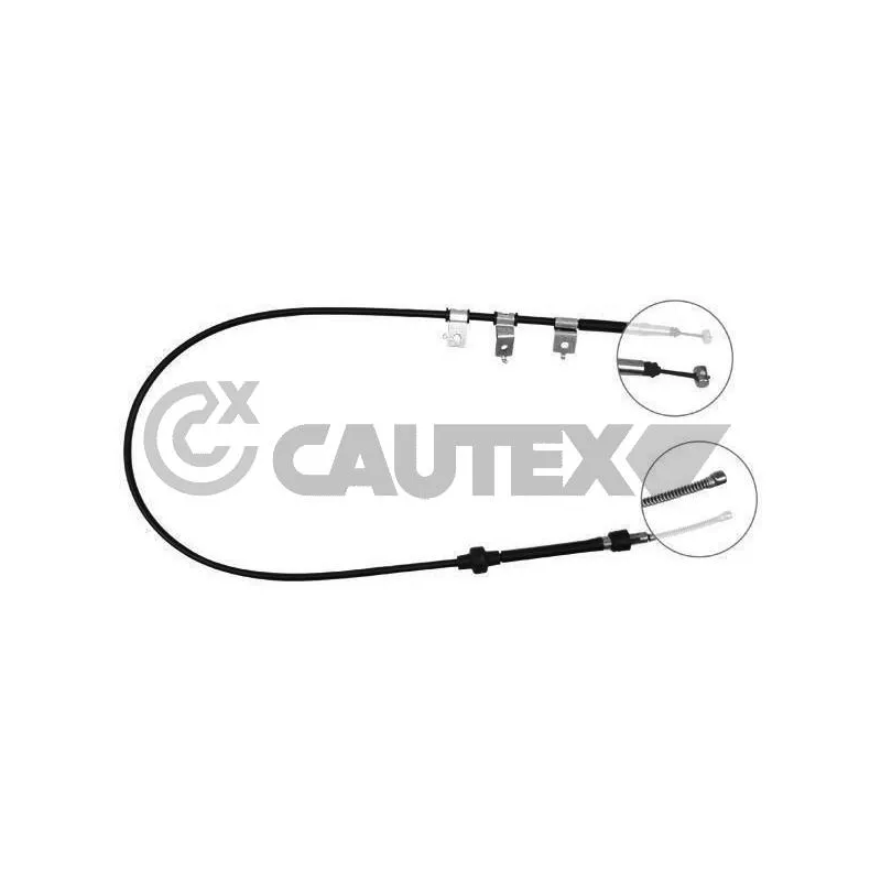 Tirette à câble, frein de stationnement CAUTEX 761520