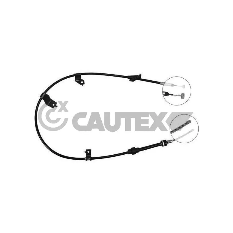 Tirette à câble, frein de stationnement CAUTEX 761521