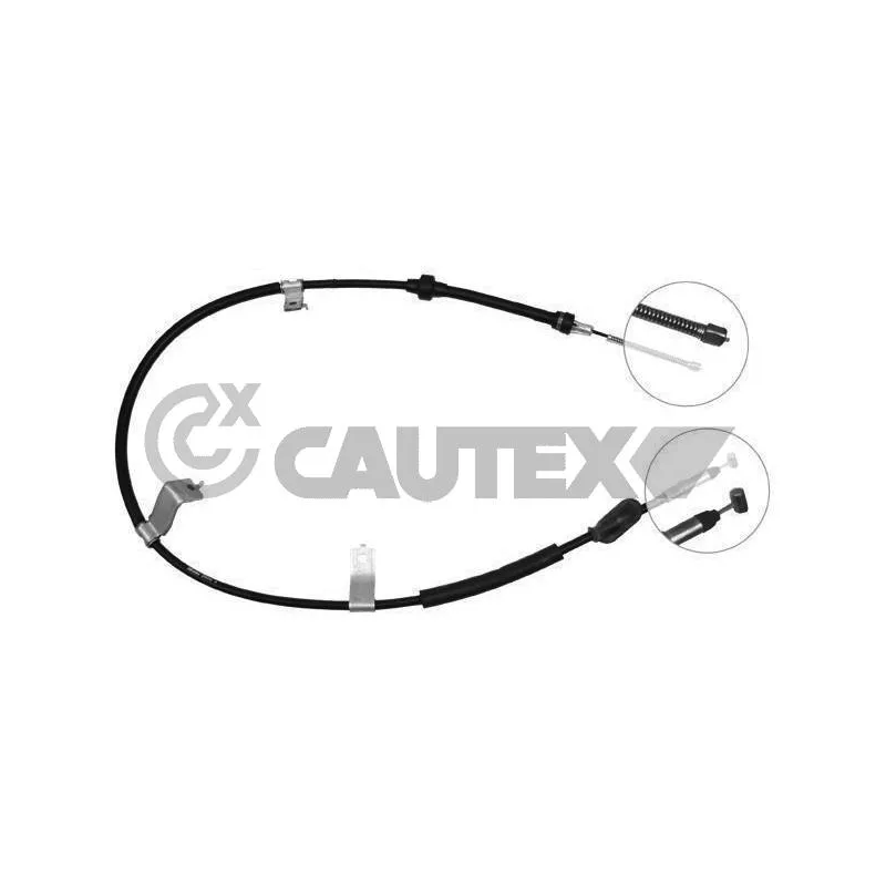 Tirette à câble, frein de stationnement CAUTEX 761533