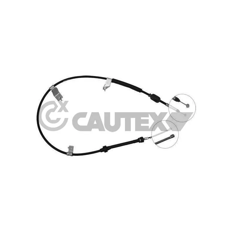 Tirette à câble, frein de stationnement CAUTEX 761534