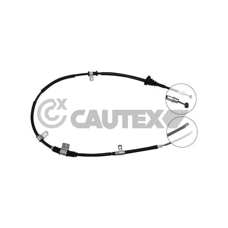 Tirette à câble, frein de stationnement CAUTEX 761545