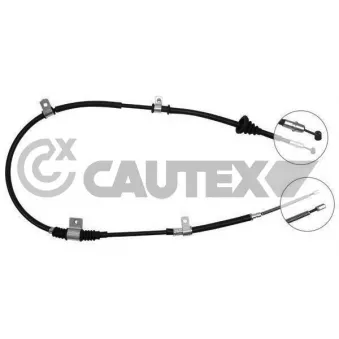 Tirette à câble, frein de stationnement CAUTEX 761546