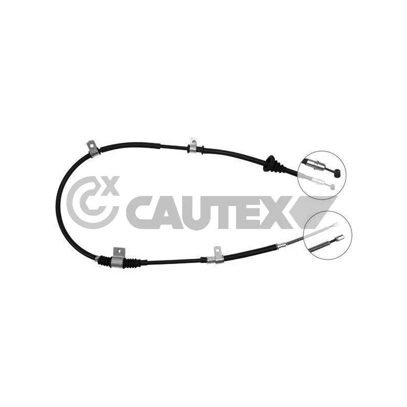 Tirette à câble, frein de stationnement CAUTEX 761546
