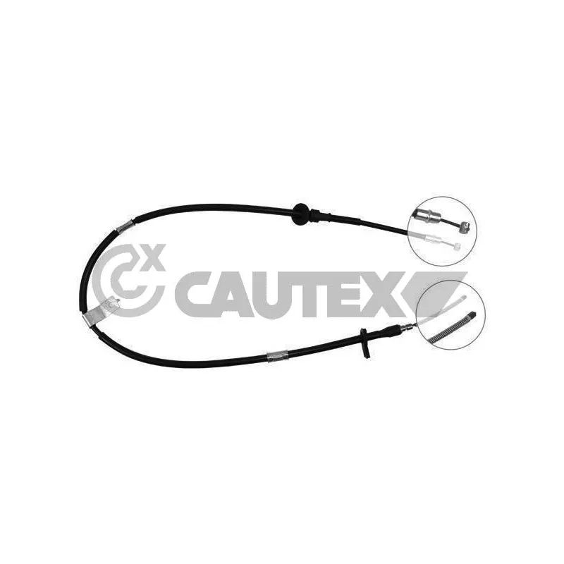 Tirette à câble, frein de stationnement CAUTEX 761548