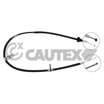 Tirette à câble, frein de stationnement CAUTEX 761550