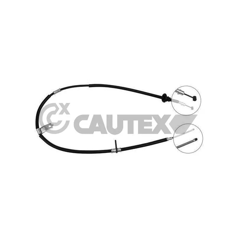 Tirette à câble, frein de stationnement CAUTEX 761550