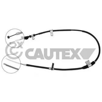 Tirette à câble, frein de stationnement CAUTEX 761551