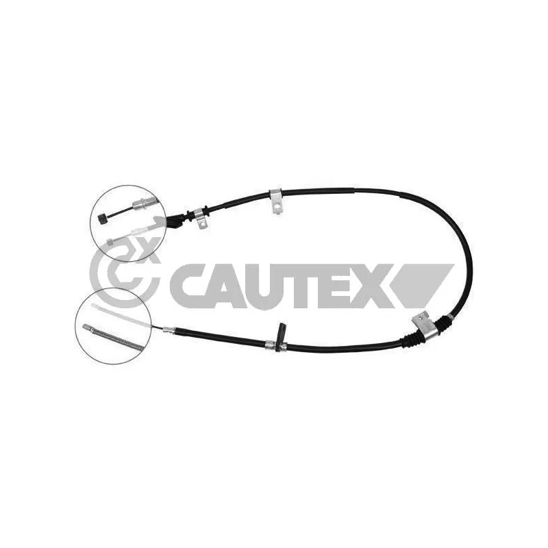 Tirette à câble, frein de stationnement CAUTEX 761551