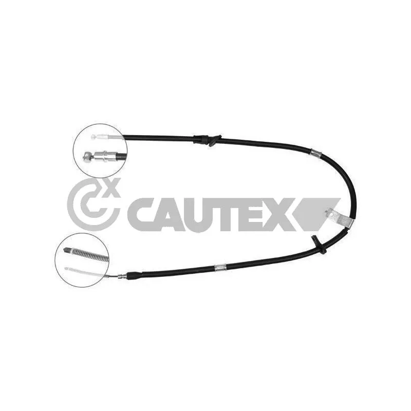 Tirette à câble, frein de stationnement CAUTEX 761555