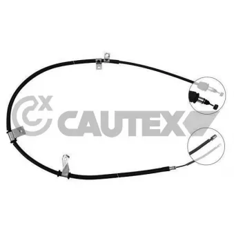 Tirette à câble, frein de stationnement CAUTEX 761562