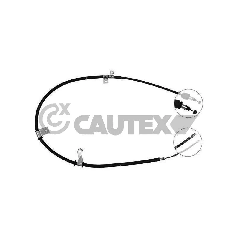 Tirette à câble, frein de stationnement CAUTEX 761562
