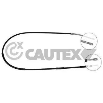 Tirette à câble, frein de stationnement CAUTEX 761600